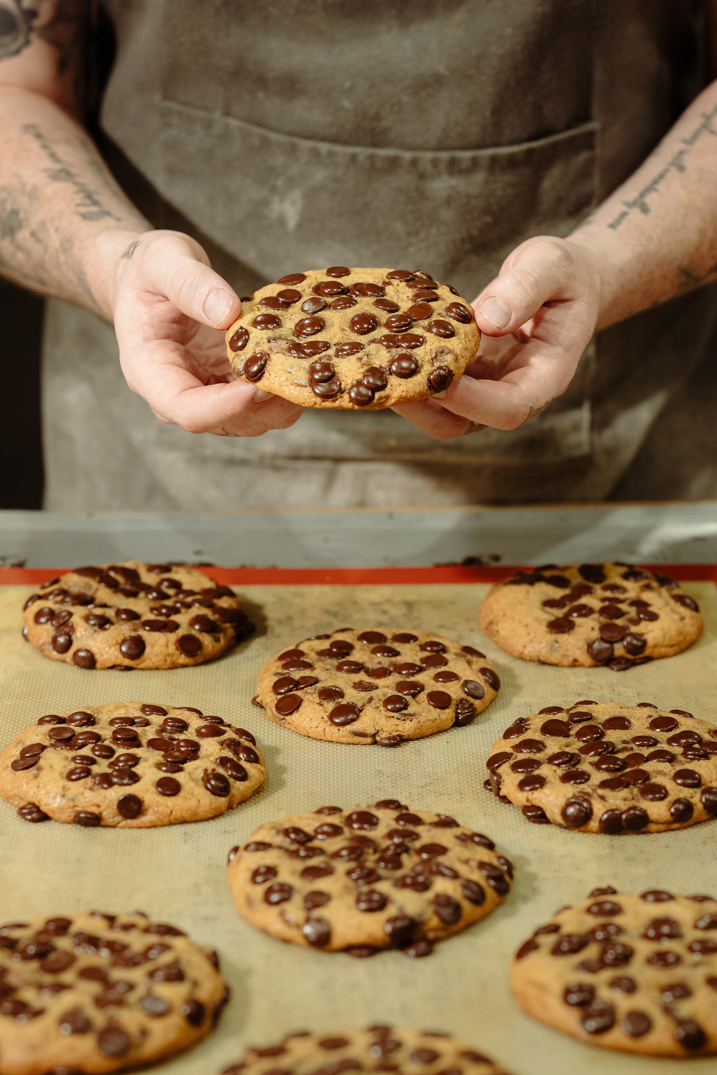 SANTAS DOUBLE CHOCOLATE CHIP COOKIES